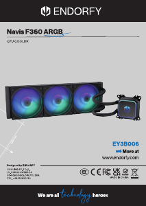 사용 설명서 Endorfy EY3B006 Navis F360 ARGB CPU 쿨러