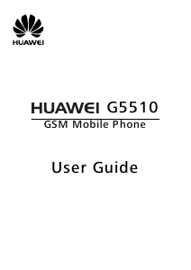 Handleiding Huawei G5510 Mobiele telefoon