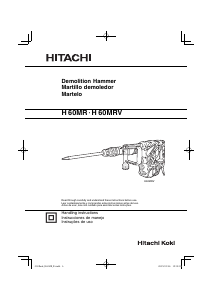 Manual de uso Hitachi H 60MR Martillo de demolición