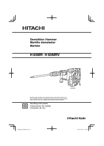 Manual Hitachi H 60MRV Martelo de percussão