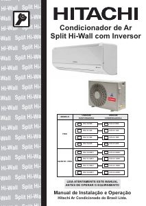 Manual Hitachi RACIV12B Ar condicionado