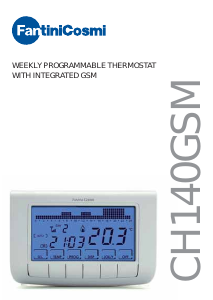 Manual Fantini Cosmi CH140GSM Thermostat