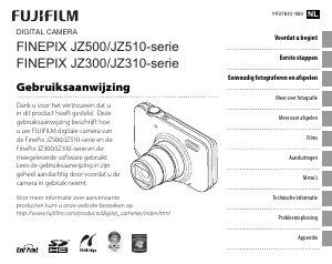 Handleiding Fujifilm FinePix JZ500 Digitale camera