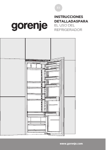 Manual de uso Gorenje RI5182A1 Refrigerador