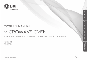 Manual LG MS-196VUW Microwave