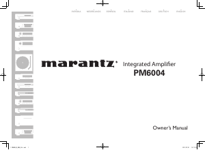 Handleiding Marantz PM6004 Versterker