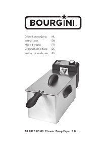 Manual de uso Bourgini 18.2020.00.00 Classic Freidora