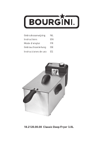 Mode d’emploi Bourgini 18.2120.00.00 Classic Friteuse