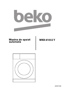 Manual BEKO WKB 61032 Y Mașină de spălat