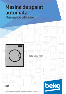 Manual BEKO WTC6733XS0 Mașină de spălat