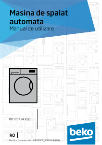 Manual BEKO WTV 9734 XS0 Mașină de spălat