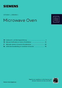 Bedienungsanleitung Siemens CE732GXB1B Mikrowelle