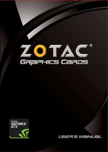 Manual ZOTAC GeForce GTX 980 Ti Graphics Card