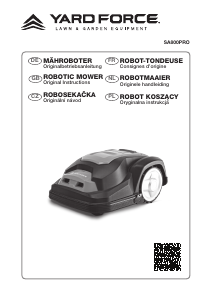Bedienungsanleitung Yard Force SA800PRO Rasenmäher