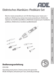 Manual ADE CM 2100 Manicure-Pedicure Set