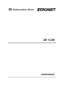 Manuale Zerowatt ZD 1L38 Lavastoviglie