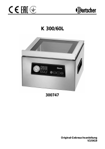 Manual Bartscher 300747 Vacuum Sealer