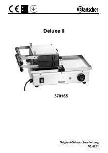 Manual Bartscher 370165 Waffle Maker