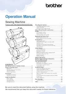 Manual Brother FS110X Sewing Machine