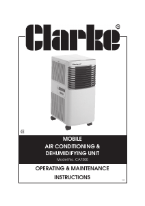 Manual Clarke CA 7500 Air Conditioner