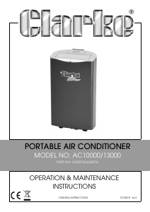 Manual Clarke AC 13000 Air Conditioner