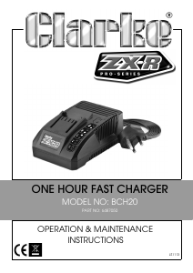 Manual Clarke BCH 20 Battery Charger