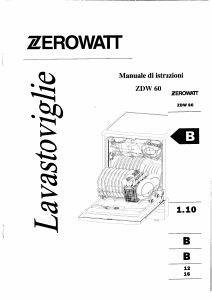 Manuale Zerowatt ZDW 60 Lavastoviglie