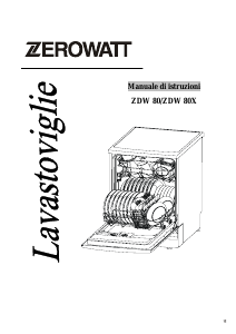 Manuale Zerowatt ZDW 80 Lavastoviglie