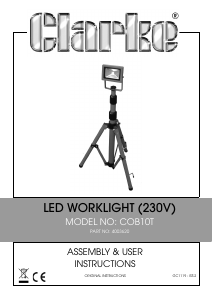 Handleiding Clarke COB 10T Lamp