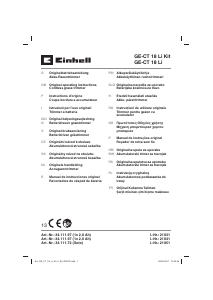 Manual Einhell GE-CT 18 Li Grass Trimmer