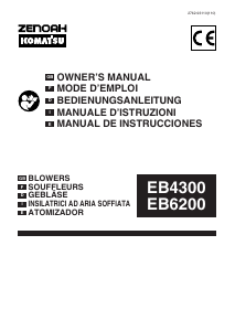 Manual Zenoah-Komatsu EB4300 Leaf Blower