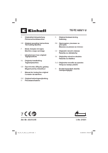 Bedienungsanleitung Einhell TE-TC 620/1 U Fliesenschneidmaschine