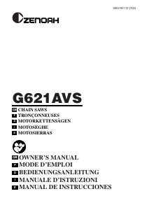 Manual Zenoah G621AVS Chainsaw
