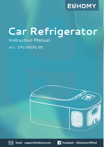 Manual Euhomy CFL-18 Cool Box