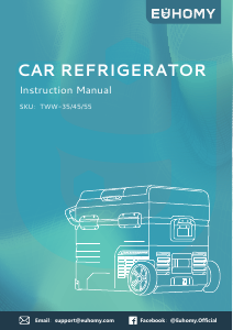 Manual Euhomy TWW-45 Cool Box