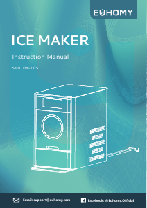 Manual Euhomy IM-10S Ice Cube Maker