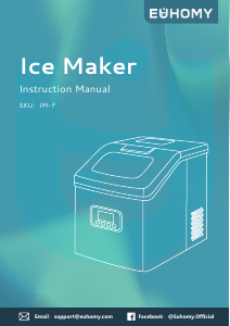 Manual Euhomy IM-F Ice Cube Maker