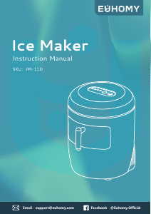 Manual Euhomy IM-11D Ice Cube Maker