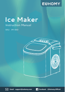 Manual Euhomy IM-06D Ice Cube Maker