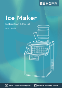 Manual Euhomy IM-FP Ice Cube Maker