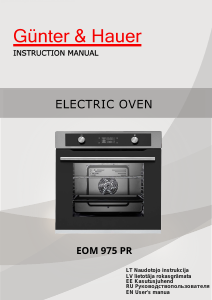 Manual Günther & Hauer EOM 975 PR Oven