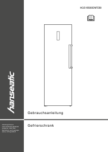 Manual Hanseatic HGS18560ENFDBI Freezer