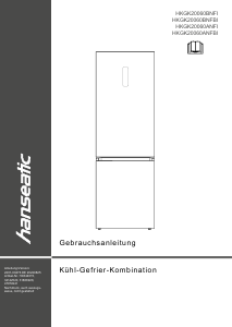 Manual Hanseatic HKGK20060BNFI Fridge-Freezer