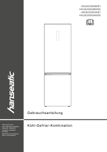 Manual Hanseatic HKGK20060ANFI Fridge-Freezer