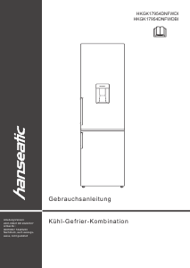 Manual Hanseatic HKGK17954DNFWDBI Fridge-Freezer