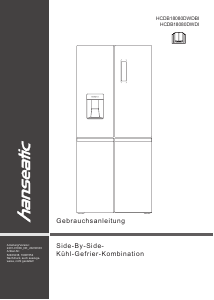 Manual Hanseatic HCDB18080DWDBI Fridge-Freezer