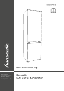 Bedienungsanleitung Hanseatic HEKGK17754D Kühl-gefrierkombination