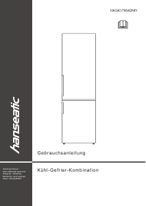 Bedienungsanleitung Hanseatic HKGK17954DNFI Kühl-gefrierkombination