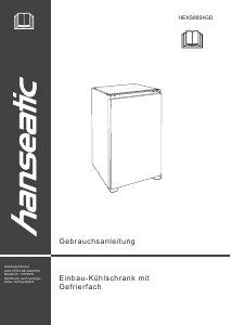 Manual Hanseatic HEKS8854GD Refrigerator