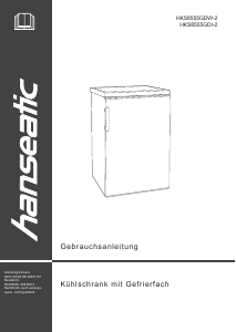 Manual Hanseatic HKS8555GDW-2 Refrigerator